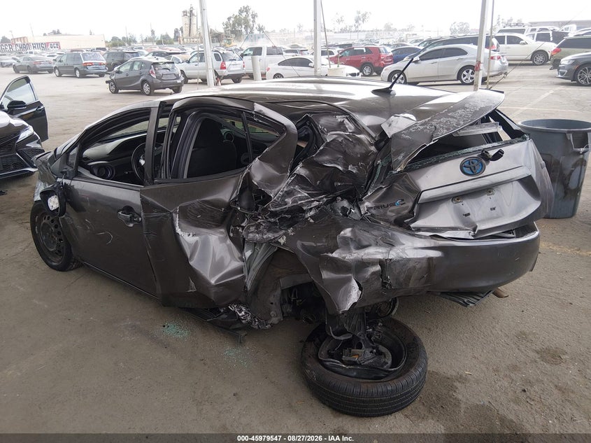 TOYOTA PRIUS C 2012 VIN JTDKDTB35C1501907