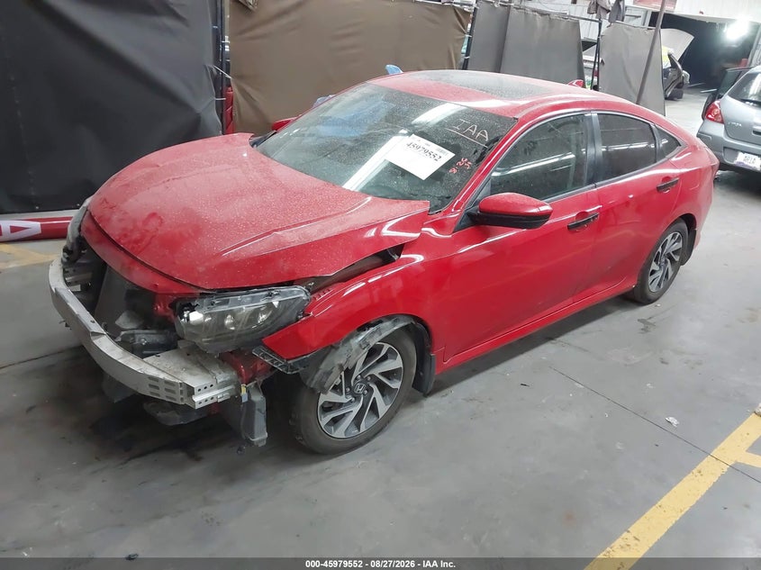 2018 Honda Civic, Front End, IAAI, VIN 2HGFC2F74JH517530 — photo 2