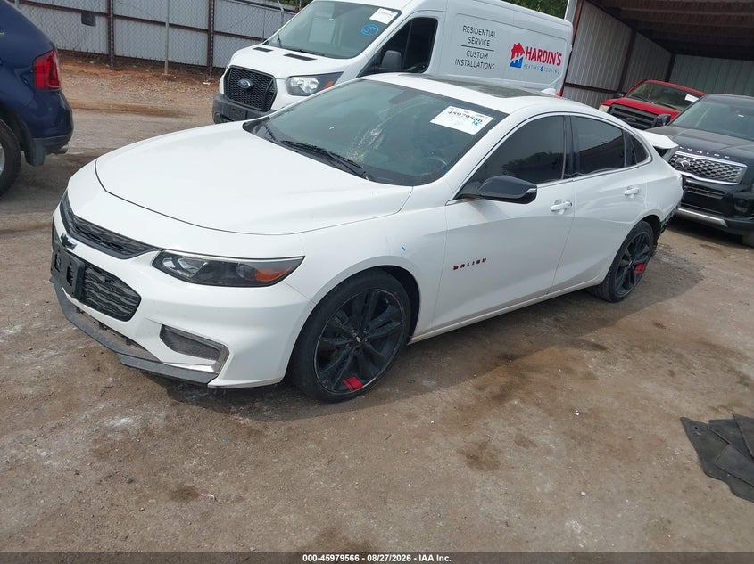 2018 Chevrolet Malibu, Удар ззаду, IAAI, VIN 1G1ZD5ST7JF161873 — фото 2