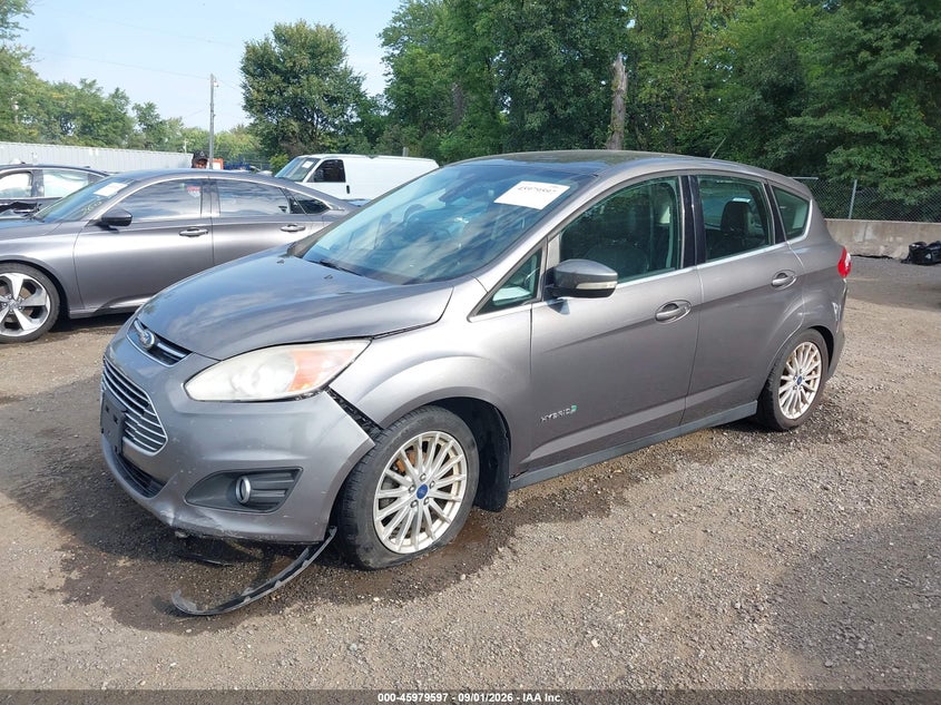 Vin: 1fadp5bu7dl534276, lot: 46478837, ford c-max hybrid sel 20132