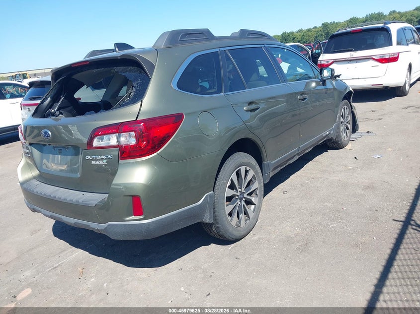 Vin: 4s4bsakc5h3350505, lot: 46478865, subaru outback 2.5i limited 20174