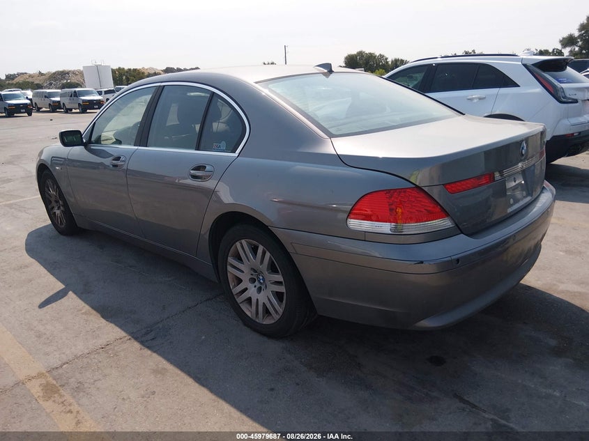 2002 BMW 745I auction photo 3