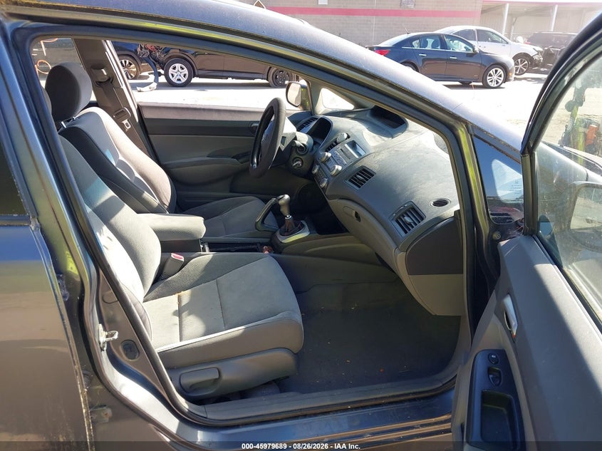 2009 HONDA CIVIC SEDAN 1.8L I-4 VVT, REGULAR , 140HP