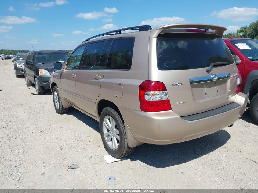 2006 TOYOTA HIGHLANDER HYBRID auction photo 3
