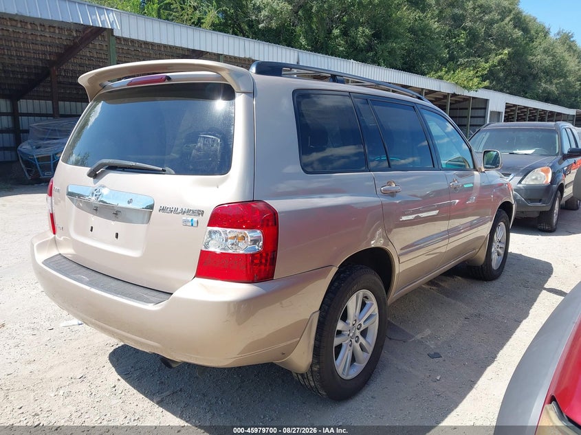 2006 TOYOTA HIGHLANDER HYBRID auction photo 4