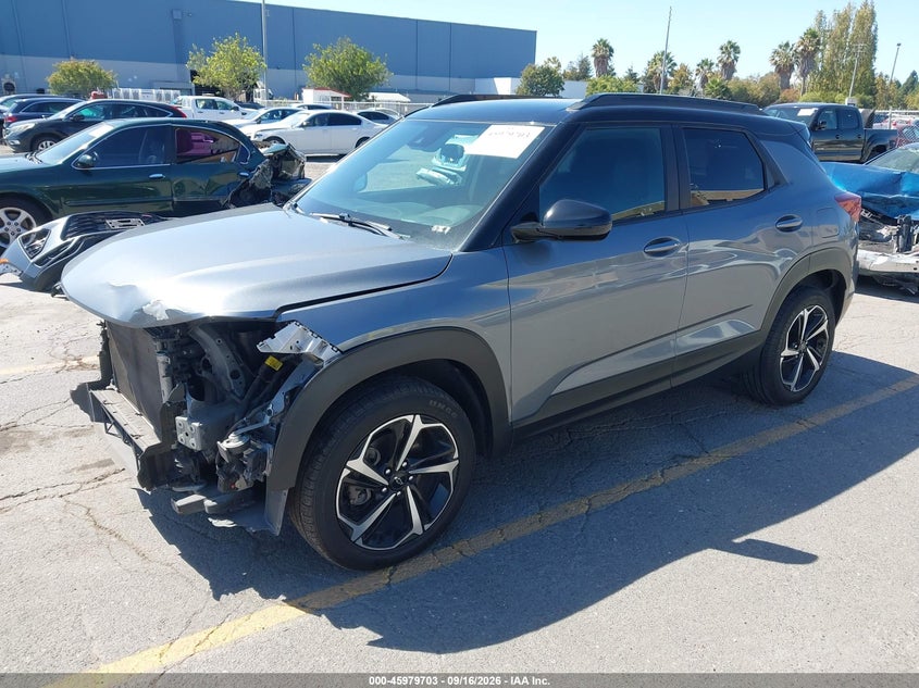 Vin: kl79musl1nb024827, lot: 46478944, chevrolet trailblazer awd rs 20222