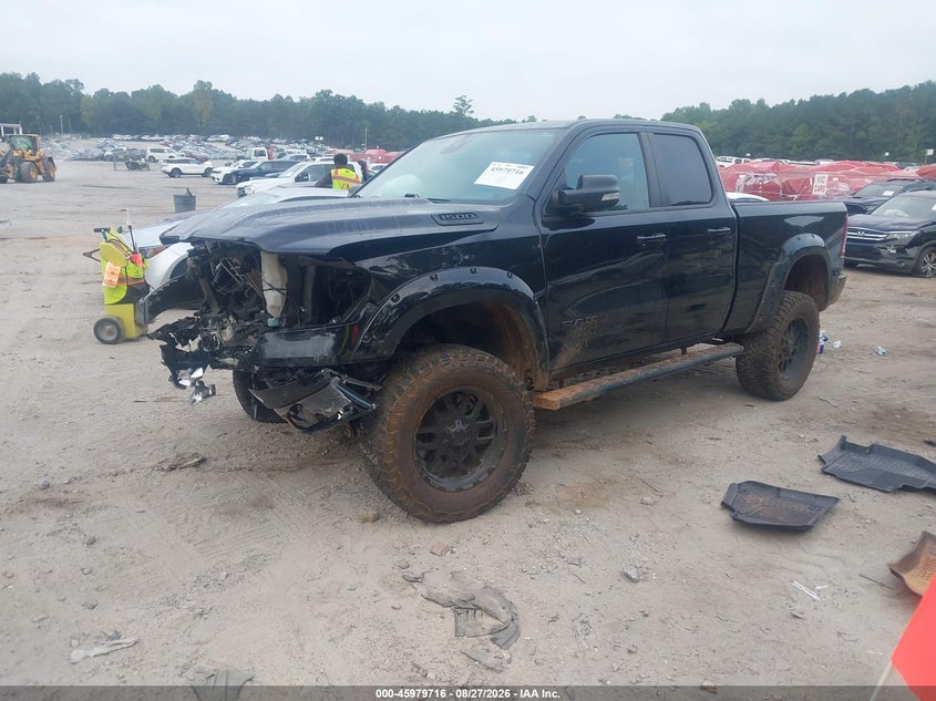 2022 RAM 1500, Front End, IAAI, VIN 1C6RREBT8NN195008 — photo 2