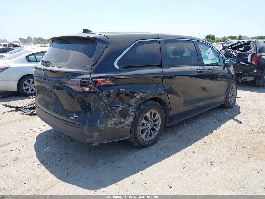 Vin: 5tdkrkecxrs189084, lot: 46478959, toyota sienna le 20244