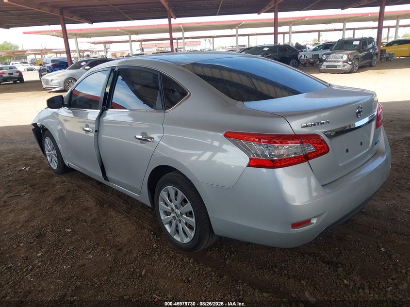 Vin: 3n1ab7ap8el672985, lot: 46478970, nissan sentra sv 20143