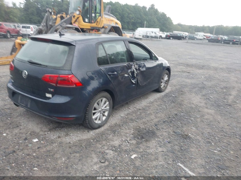 Vin: 3vw217au5fm011238, lot: 46479027, volkswagen golf tsi s 4-door 20154