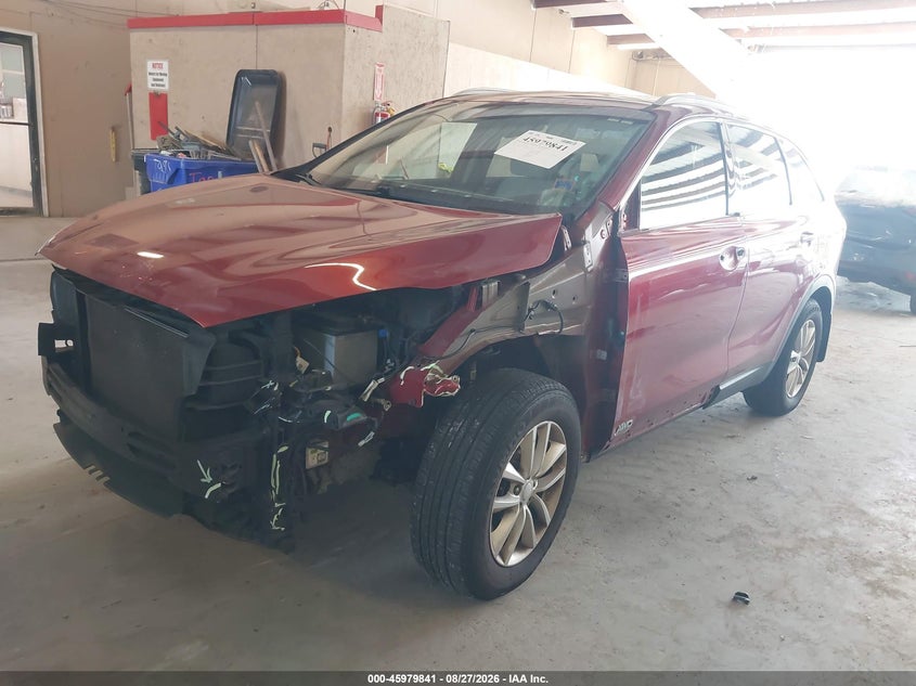 Vin: 5xypgda33hg297958, lot: 46479081, kia sorento 2.4l lx 20172