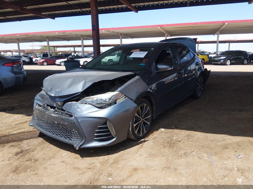 2017 Toyota Corolla, Front & Rear, IAAI, VIN 2T1BURHE0HC931648 — photo 2