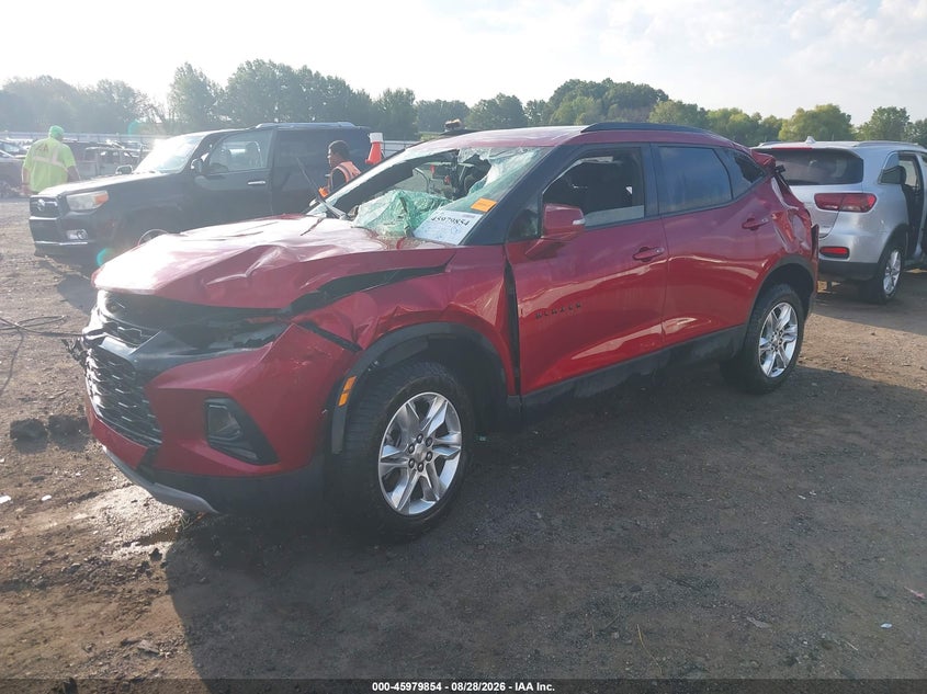 Vin: 3gnkbcr40ns133004, lot: 46479094, chevrolet blazer fwd 2lt 20222