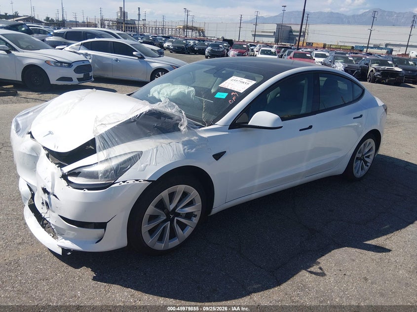 Vin: 5yj3e1eaxpf431396, lot: 46479095, tesla model 3 rear-wheel drive 20232