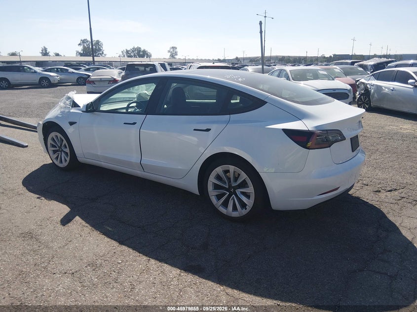 Vin: 5yj3e1eaxpf431396, lot: 46479095, tesla model 3 rear-wheel drive 20233