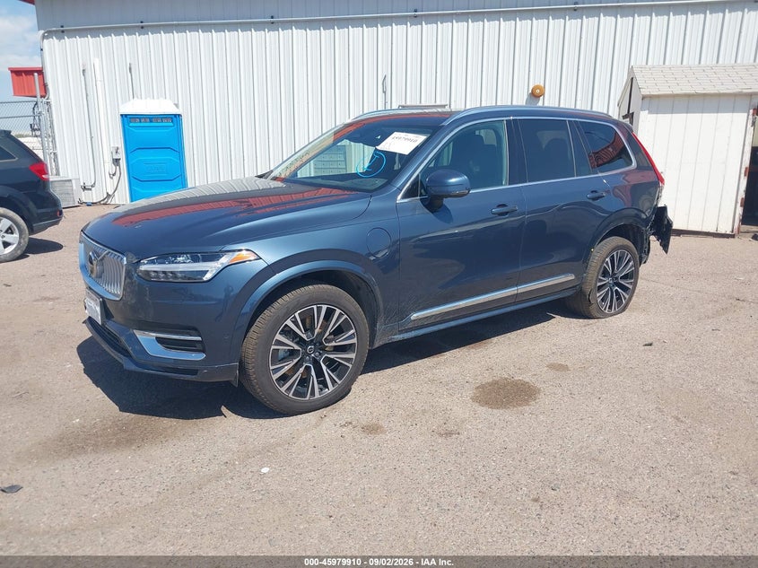 Vin: yv4h60pe7s1303760, lot: 46479150, volvo xc90 plug-in hybrid t8 plus 7-seater 20252