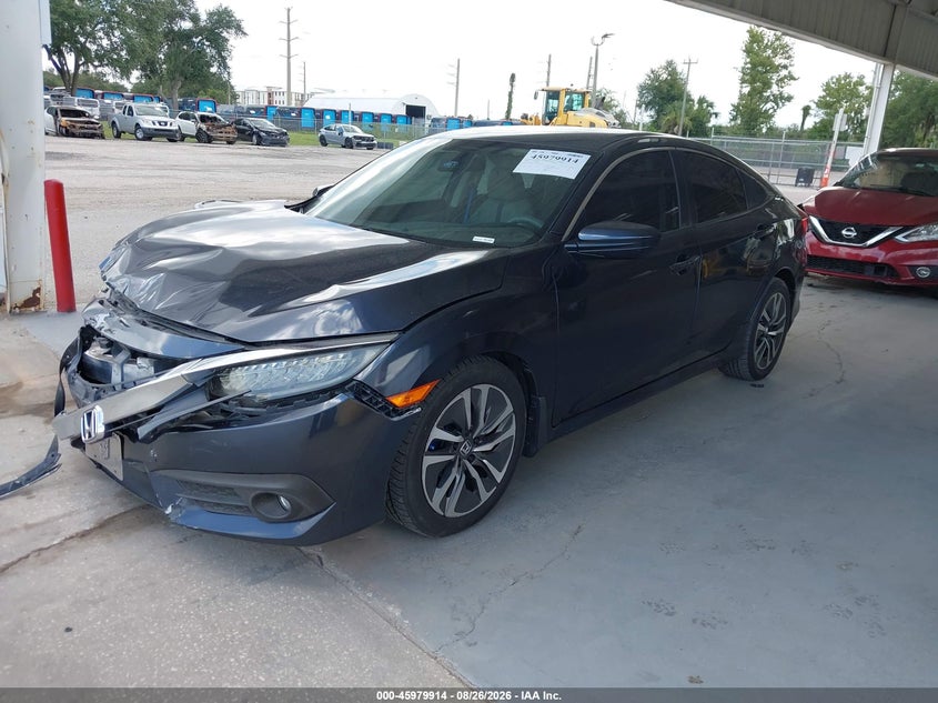2018 Honda Civic, Front End, IAAI, VIN 2HGFC2F52JH561024 — photo 2