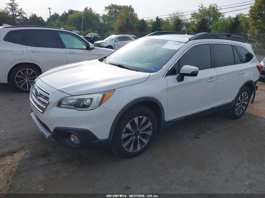 2016 Subaru Outback, Левый зад, IAAI, VIN 4S4BSENC8G3318049 — фото 2