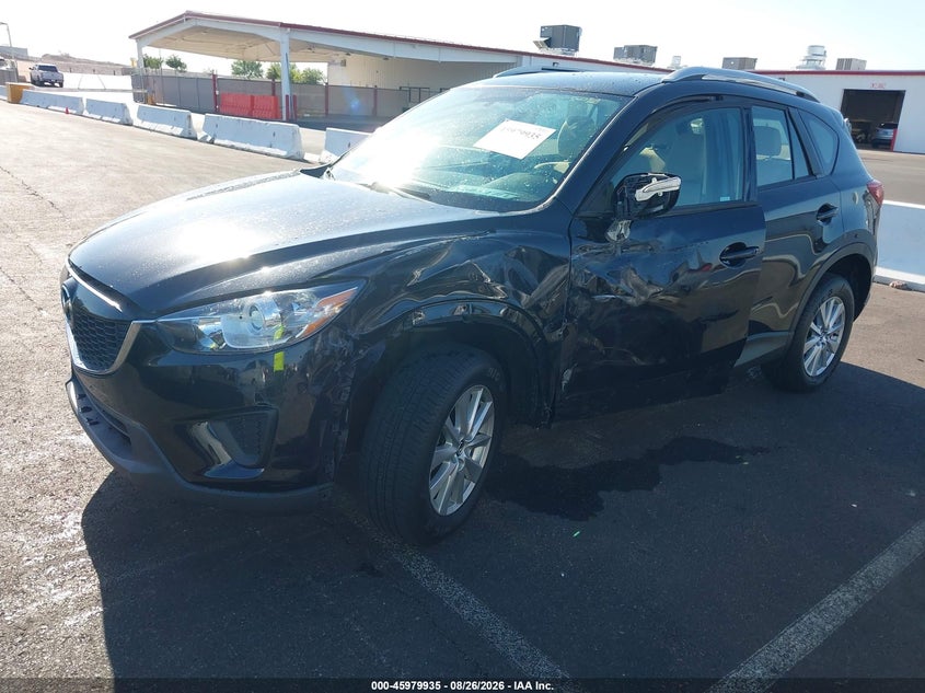 2015 Mazda CX-5, Левый бок, IAAI, VIN JM3KE4BY8F0508835 — фото 2