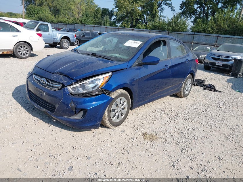 2016 Hyundai Accent, Удар спереди, IAAI, VIN KMHCT4AE4GU045754 — фото 2