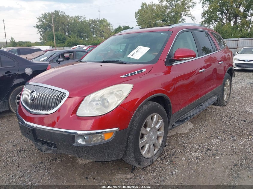 2012 Buick Enclave, Rear, IAAI, VIN 5GAKVCED3CJ148800 — photo 2