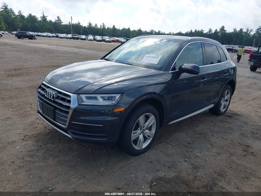2018 Audi Q5, Rear, IAAI, VIN WA1BNAFY4J2241606 — photo 2