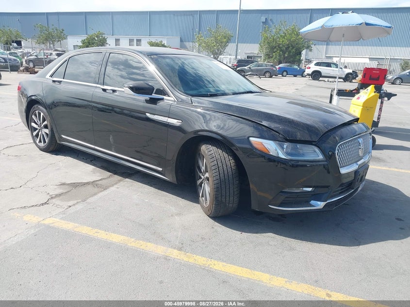 LINCOLN CONTINENTAL 2018 VIN 1LN6L9HK5J5606373