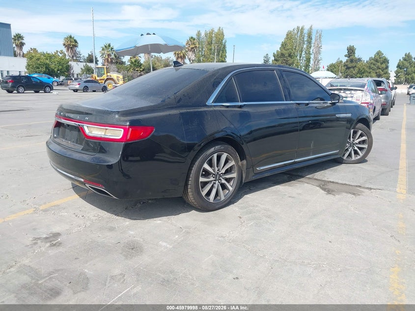 LINCOLN CONTINENTAL 2018 VIN 1LN6L9HK5J5606373