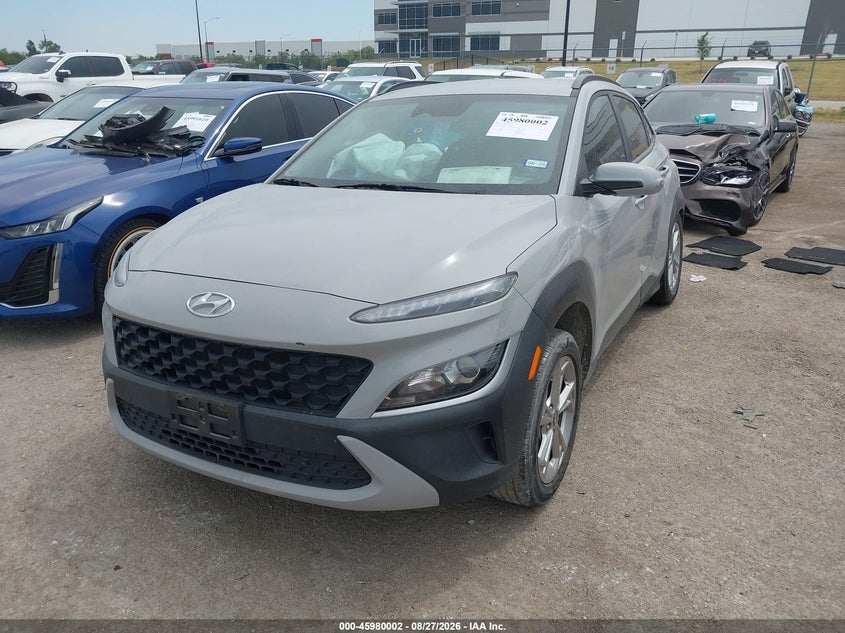 2022 Hyundai Kona Sel, Right Side, IAAI, VIN KM8K62AB0NU773176 — photo 2