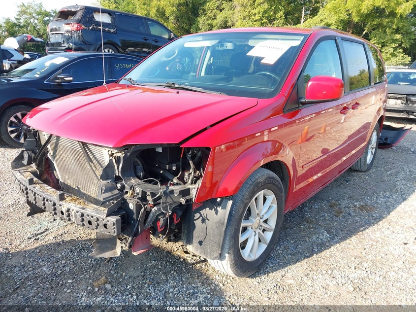 2015 Dodge Caravan, Front End, IAAI, VIN 2C4RDGCG1FR641492 — photo 2