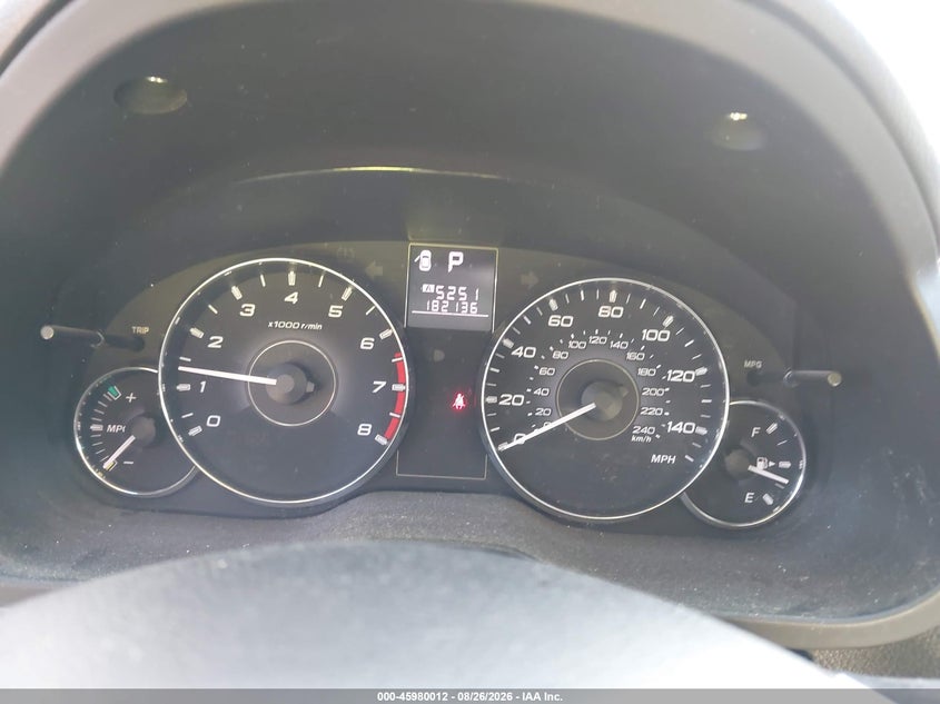 2012 SUBARU OUTBACK auction photo 7