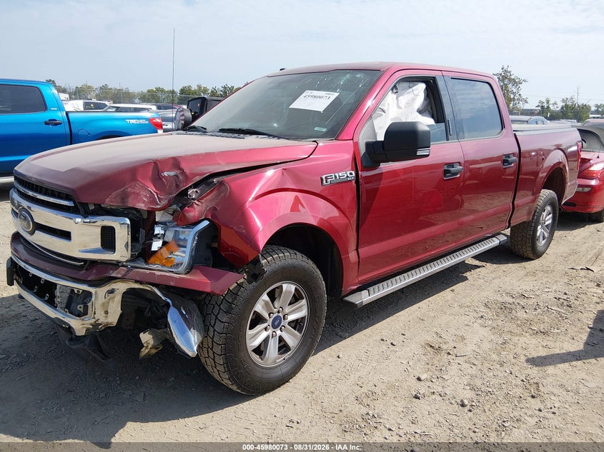 2018 Ford F-150, Лівий перед, IAAI, VIN 1FTFW1E59JFB05718 — фото 2