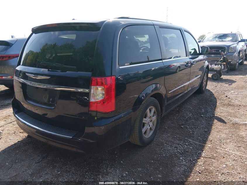 Vin: 2a4rr5dg9br664947, lot: 46479318, chrysler town & country touring 20114