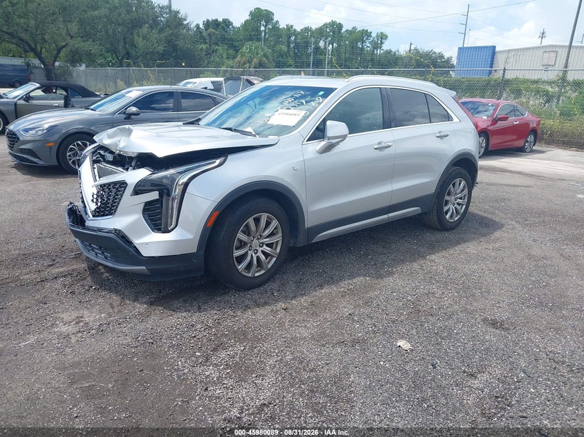 2019 Cadillac XT4, Удар спереди, IAAI, VIN 1GYFZCR47KF120167 — фото 2