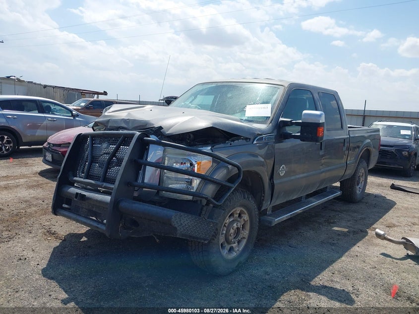 2014 Ford F250, Front End, IAAI, VIN 1FT7W2BT0EEB77352 — photo 2