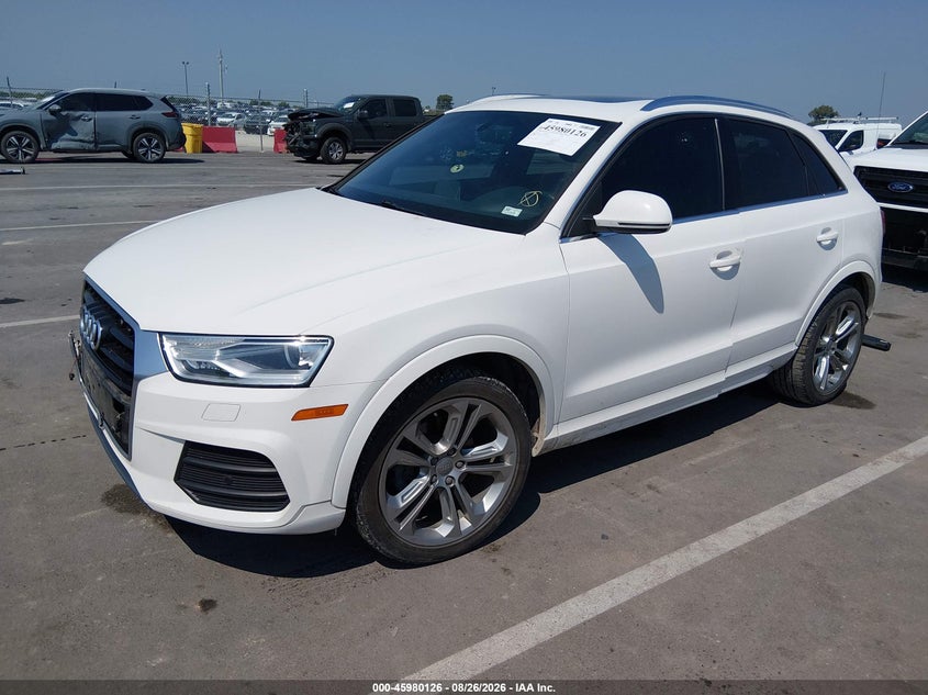 2017 Audi Q3, Right Front, IAAI, VIN WA1HCCFS6HR000901 — photo 2