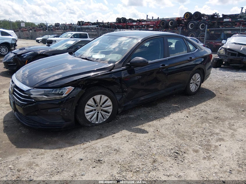 2019 Volkswagen Jetta, Left Front, IAAI, VIN 3VWCB7BU4KM203910 — photo 2