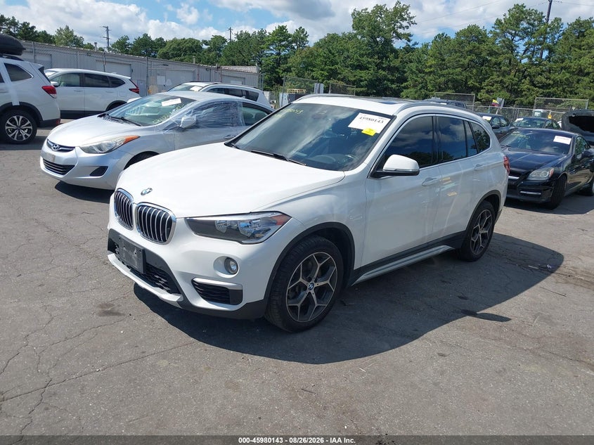 2019 BMW X1, Правий бік, IAAI, VIN WBXHU7C54K5N45201 — фото 2