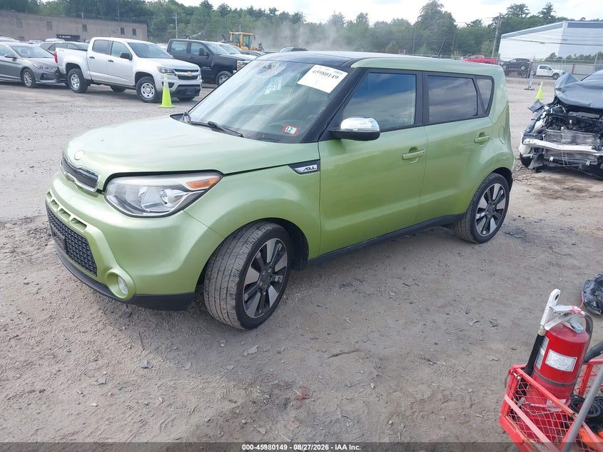 2014 Kia Soul, Rear, IAAI, VIN KNDJX3A54E7735056 — photo 2