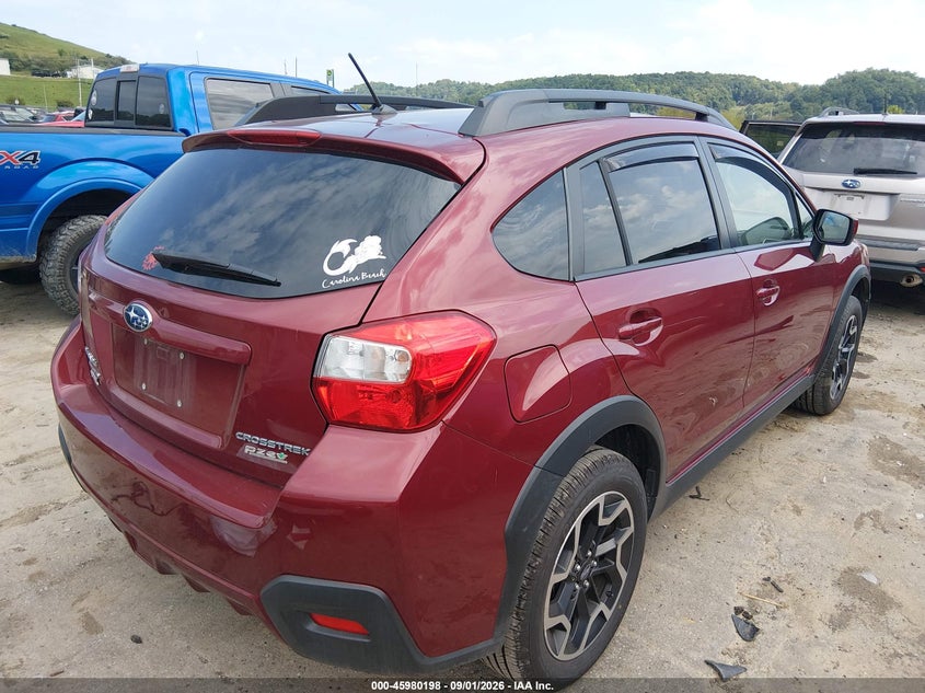 Vin: jf2gpabc0h8200267, lot: 46479438, subaru crosstrek 2.0i premium 20174