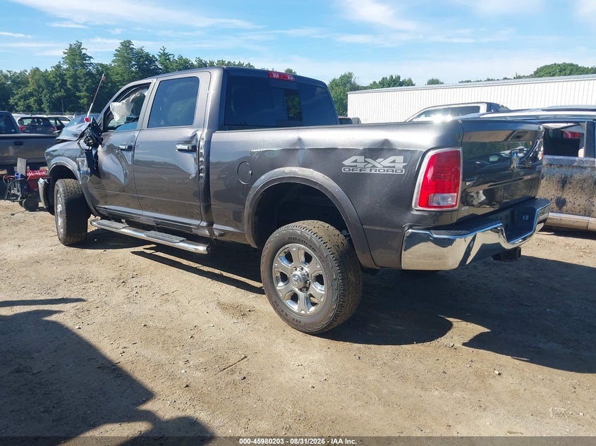 Vin: 3c6ur5fj3jg370724, lot: 46479443, ram 2500 laramie  4x4 6'4 box 20183