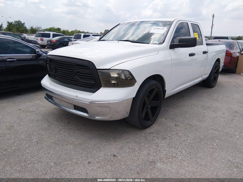 Vin: 1c6rr6ft6hs549677, lot: 46479492, ram 1500 tradesman  4x2 6'4 box 20172