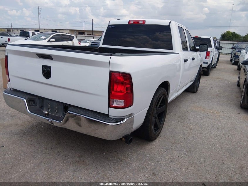 Vin: 1c6rr6ft6hs549677, lot: 46479492, ram 1500 tradesman  4x2 6'4 box 20174