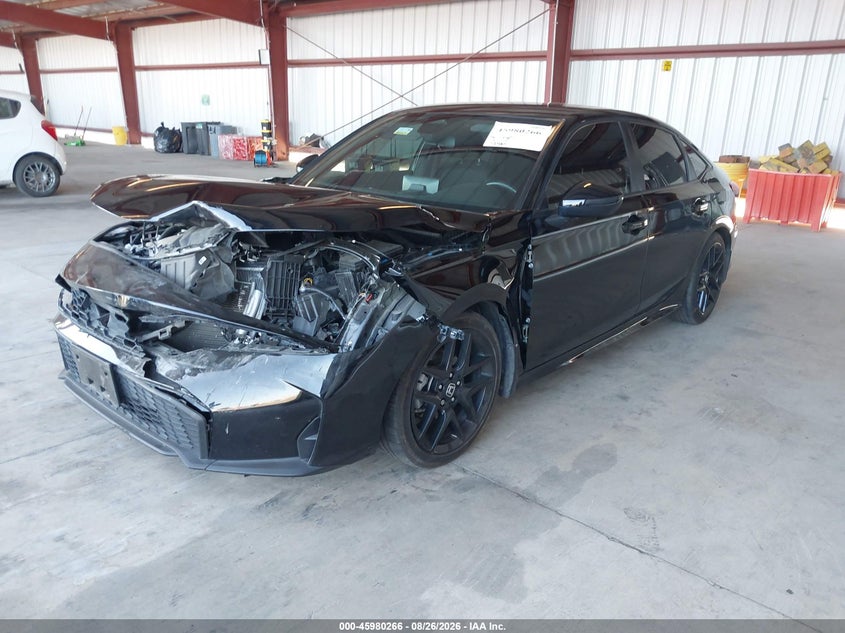2025 Honda Civic, Front End, IAAI, VIN 2HGFE2F56SH527633 — photo 2