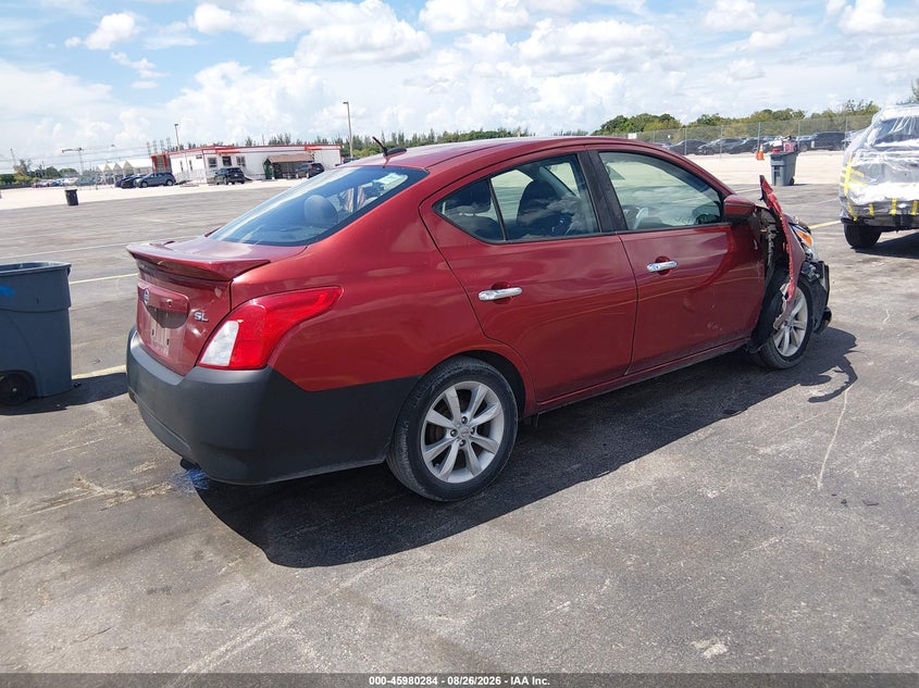 2017 NISSAN VERSA SEDAN 1.6L I-4 DOHC, VVT, 109HP