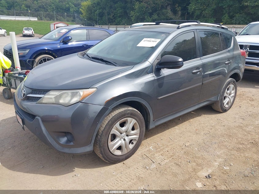 2015 Toyota RAV 4, Левый зад, IAAI, VIN JTMZFREV7FD068487 — фото 2