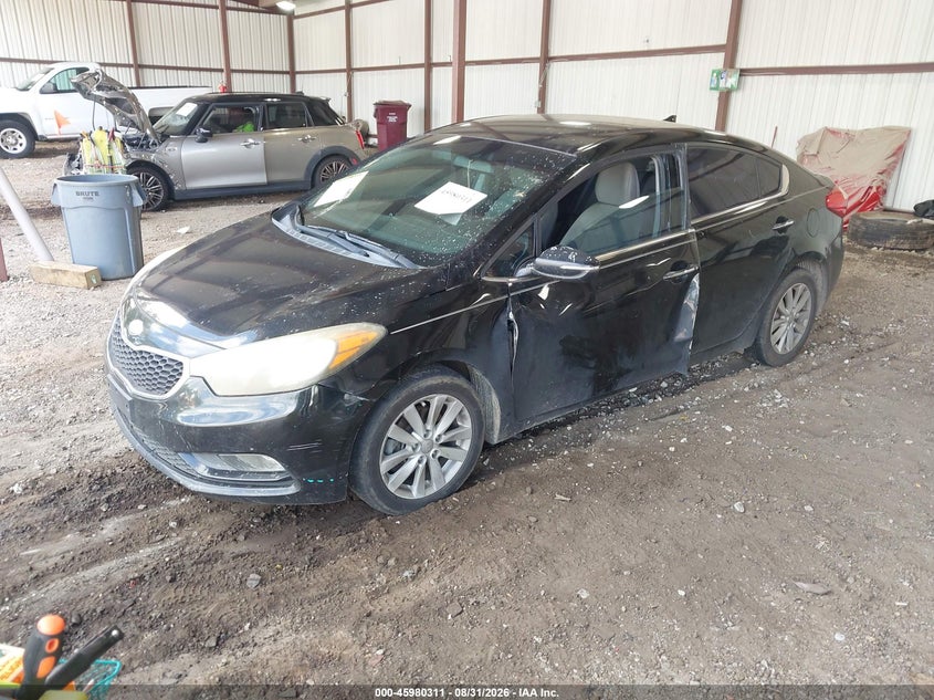 2014 Kia Forte, Left Side, IAAI, VIN KNAFX4A8XE5051742 — photo 2
