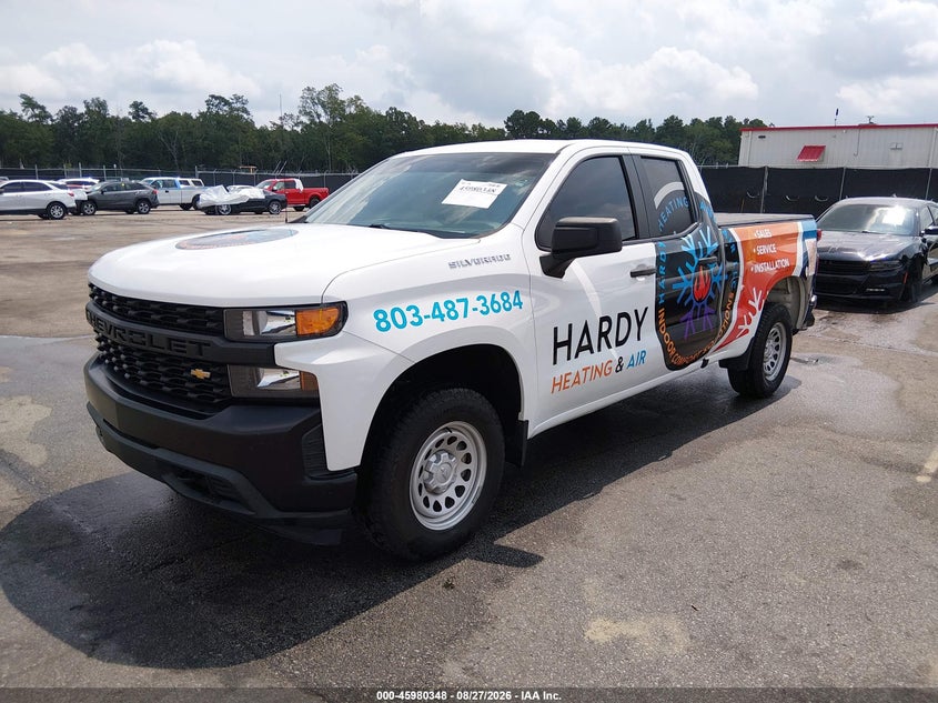 Vin: 1gcryaef6kz364179, lot: 46479588, chevrolet silverado 1500 work truck 20192