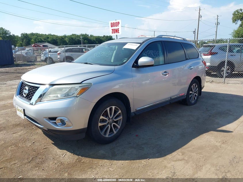 2014 NISSAN PATHFINDER auction photo 2