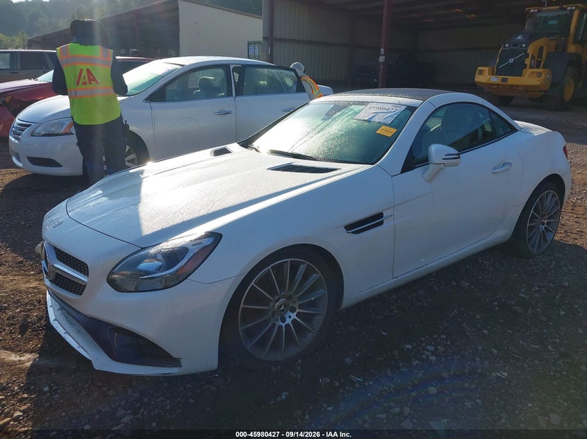 Vin: wddpk3ja4jf149033, lot: 46479667, mercedes-benz slc 300 20182